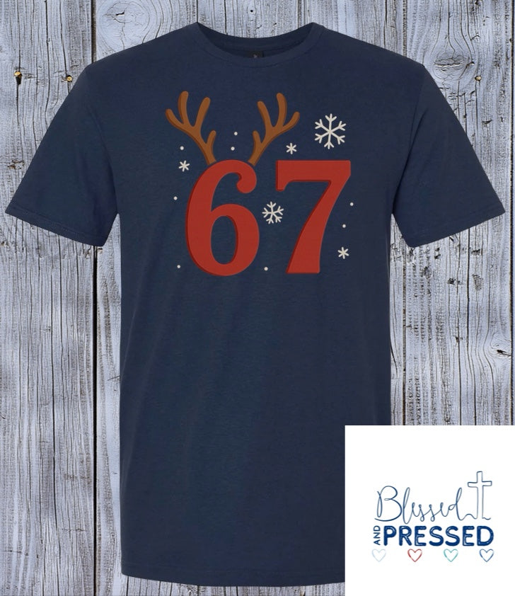 37- "6/7" Reindeer T-Shirt