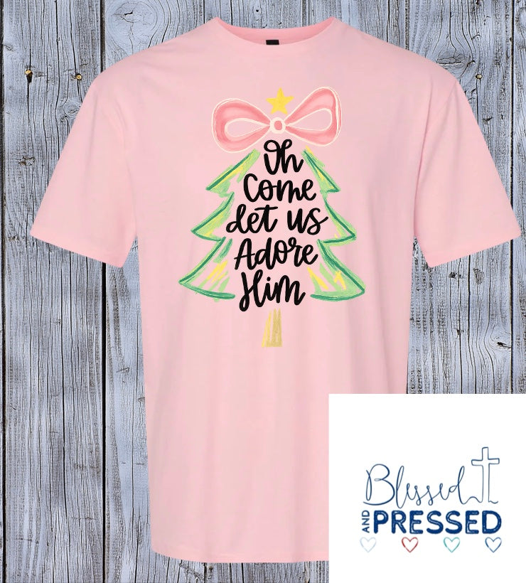 53- Oh Come Let Us Adore Him T-Shirt