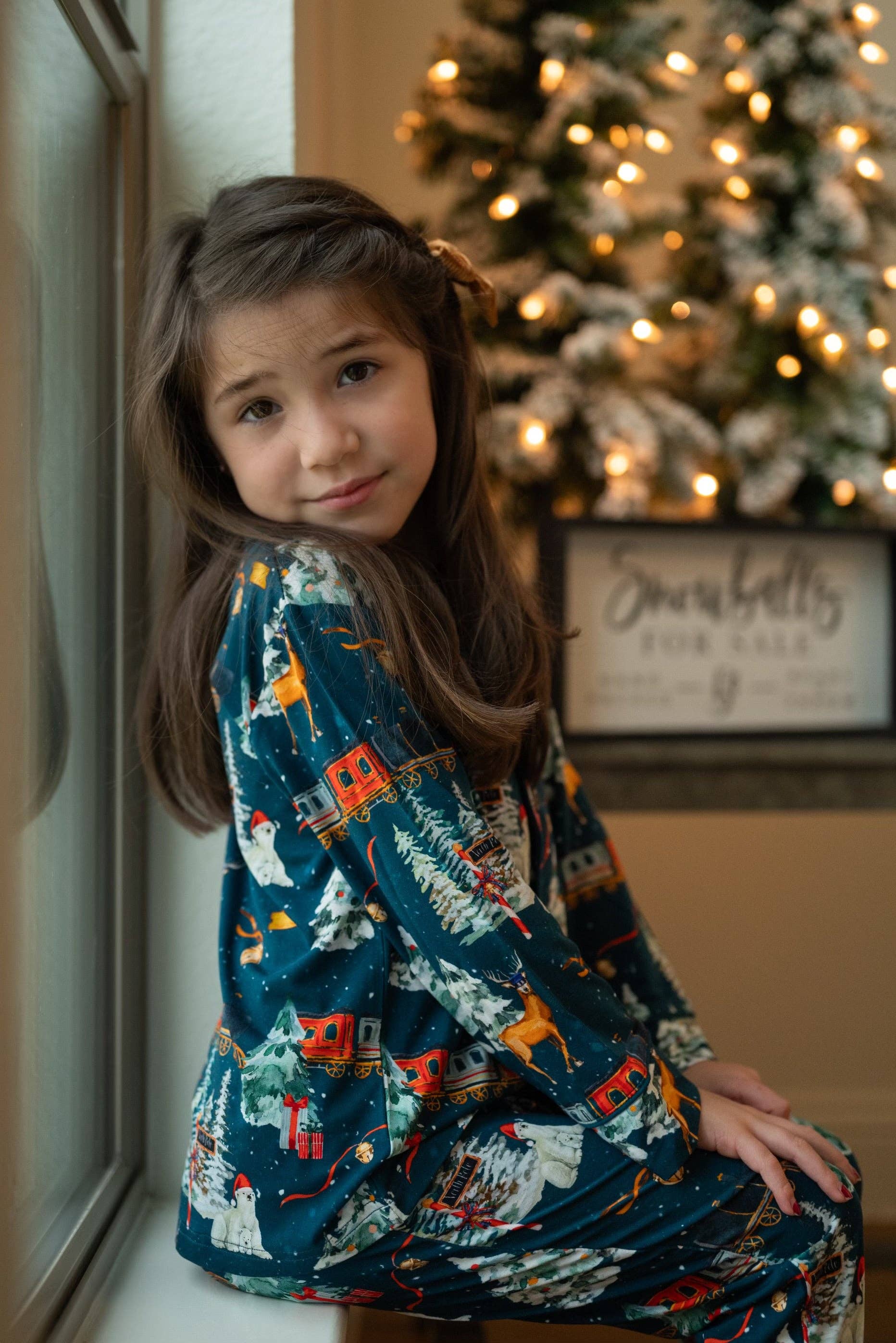 North Pole Express Traditional Button-Downs: 7Y