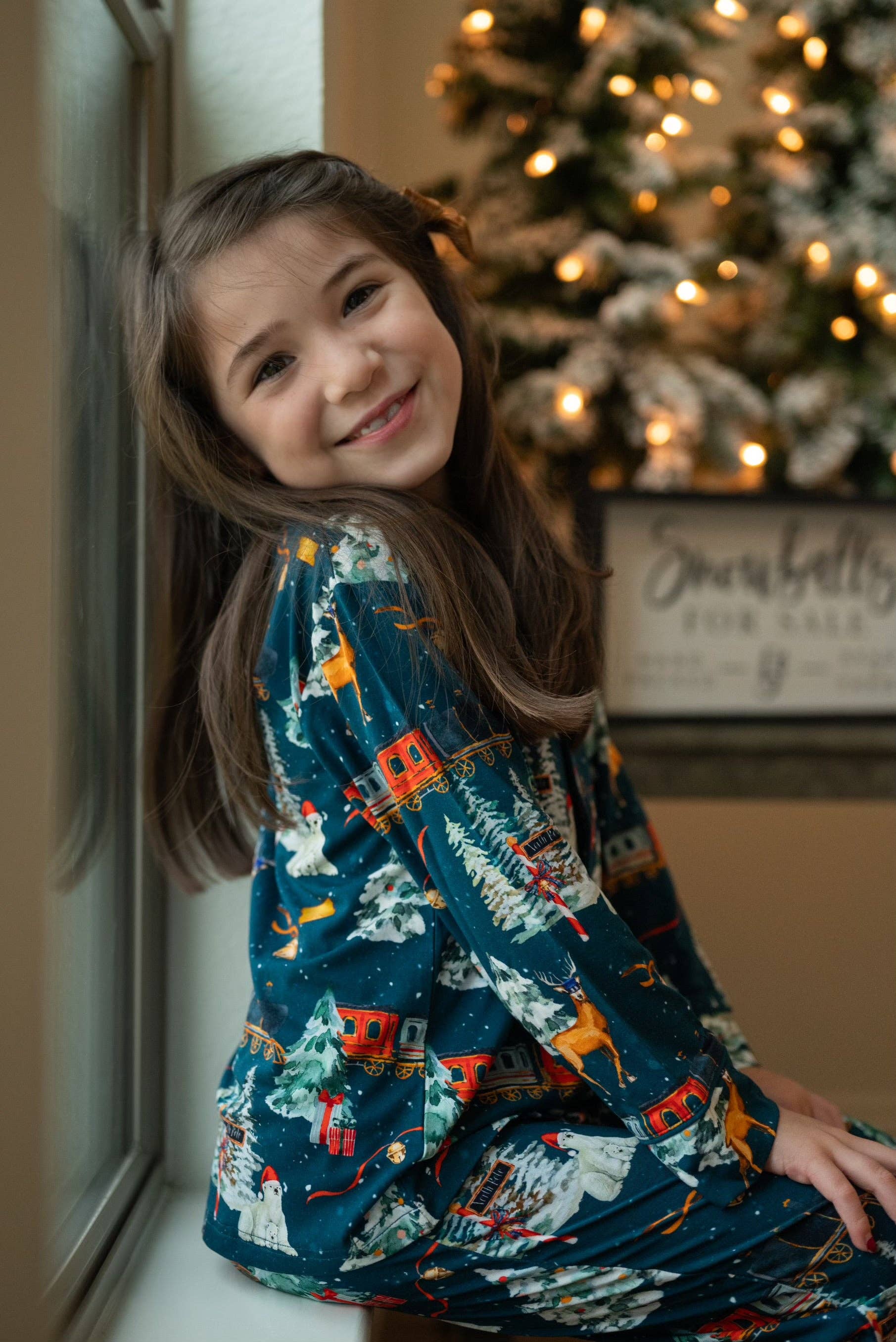 North Pole Express Traditional Button-Downs: 7Y