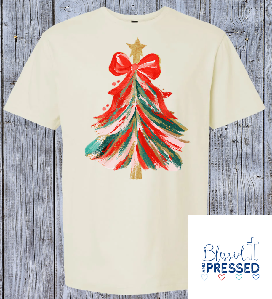 4 - Watercolor Christmas Tree