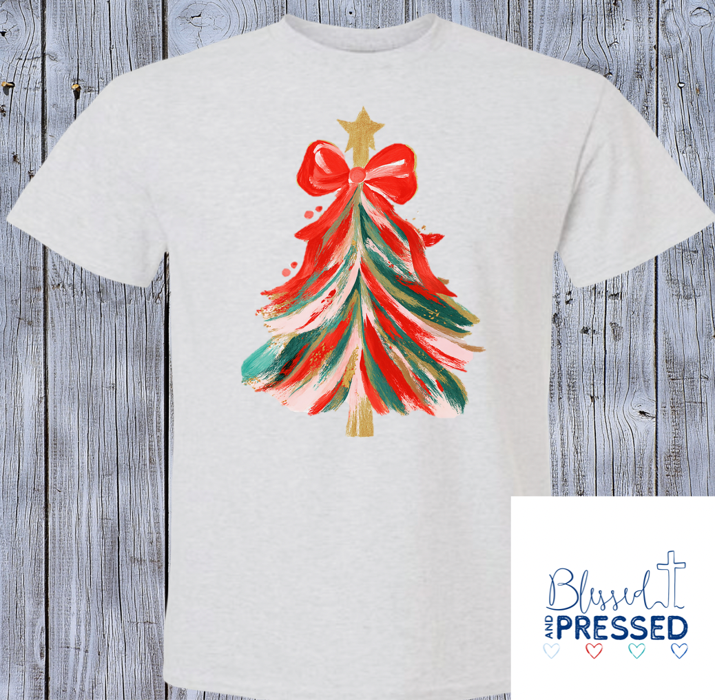 4 - Watercolor Christmas Tree