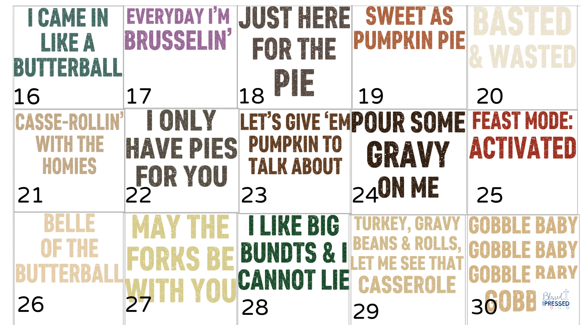 70-Family Thanksgiving Fun T-Shirts!