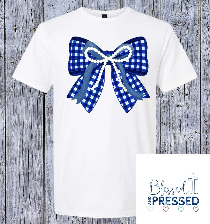 136- Dark Blue Bow