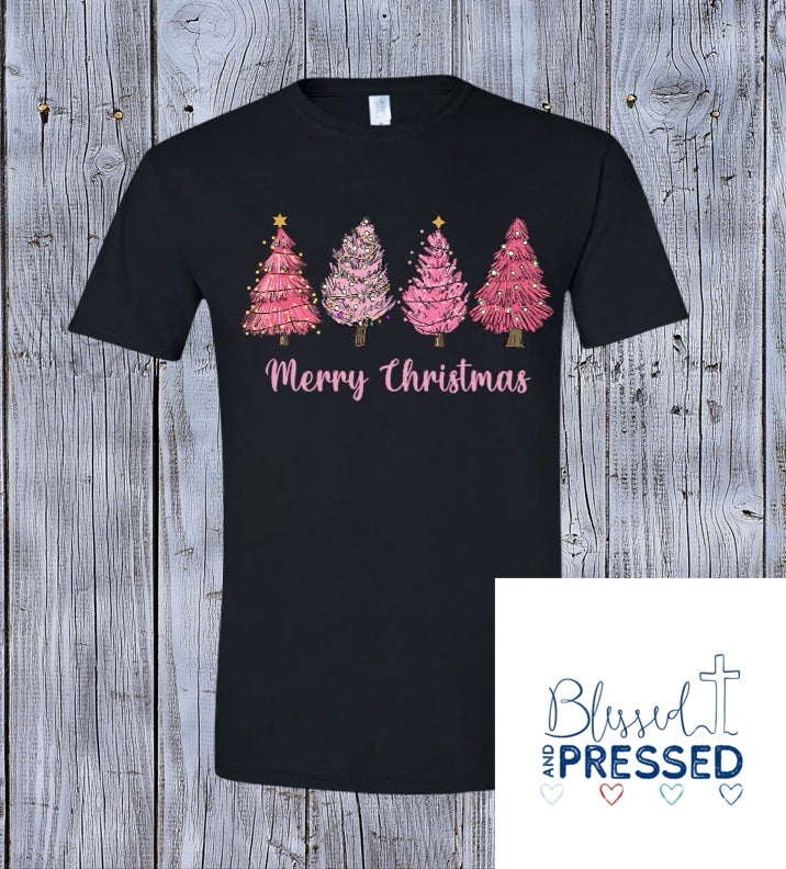 59- Merry and Bright Christmas Trees T-Shirts
