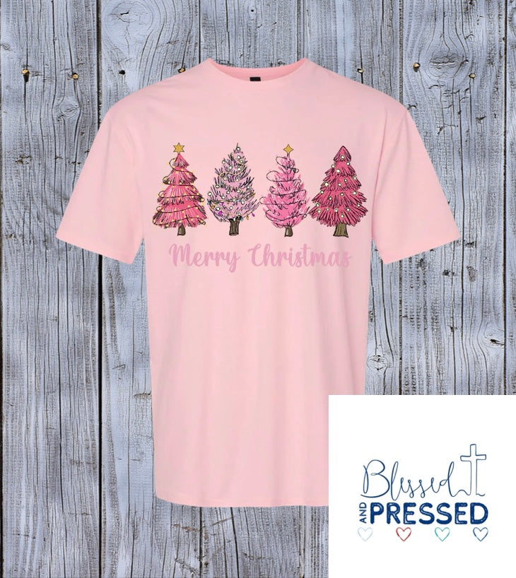59- Merry and Bright Christmas Trees T-Shirts