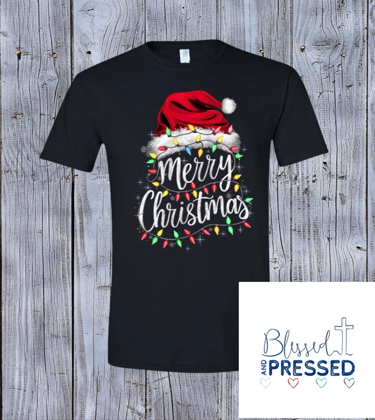 60-Santa Merry Christmas T-Shirt