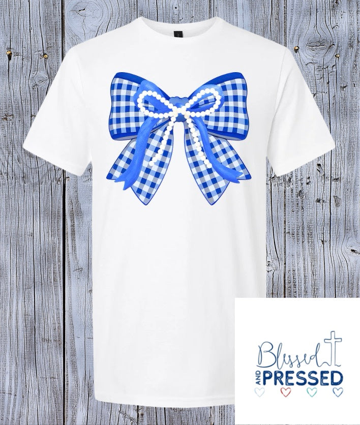 91-Blue Bows T-Shirt