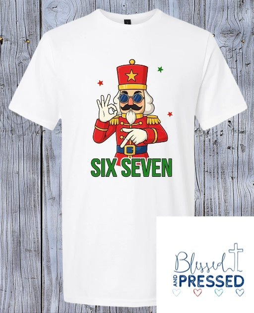 33- "6/7" Nutcracker Christmas T-Shirt