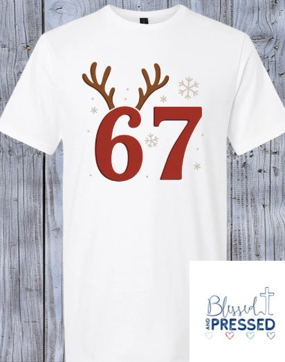 37- "6/7" Reindeer T-Shirt