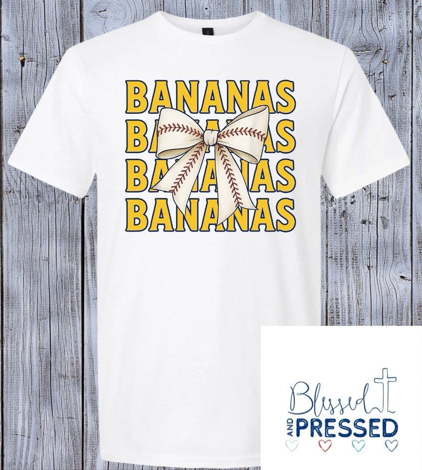 143- Bananas Bow T-Shirt