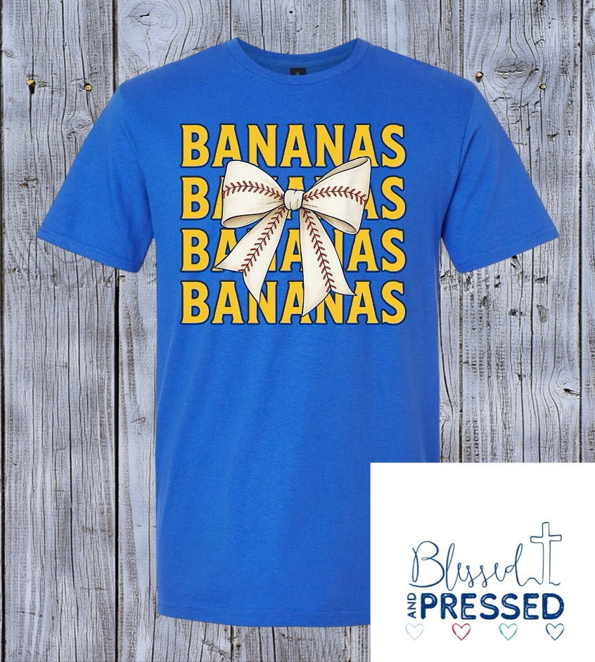 143- Bananas Bow T-Shirt