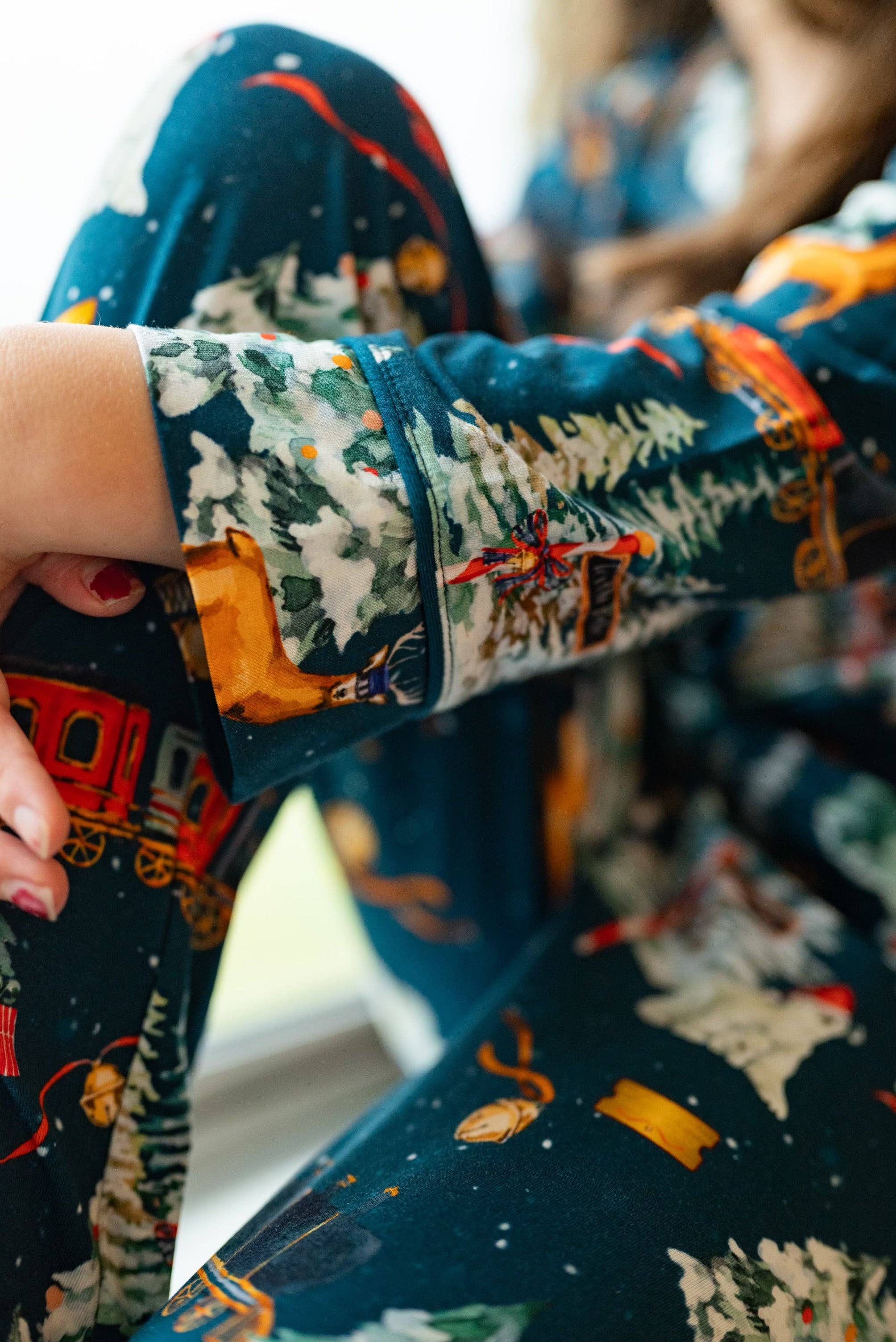 North Pole Express Traditional Button-Downs: 7Y